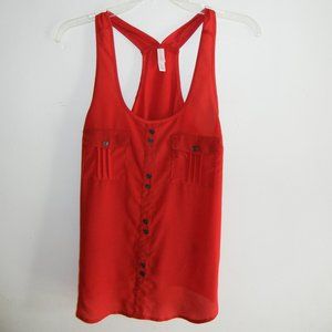 Xhilaration | Red | Sleeveless | Blouse